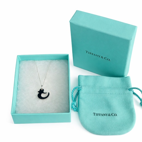 Tiffany & Co Lucky Duck Charm Necklace Sterling Silver Gift Pendant - Picture 5 of 8